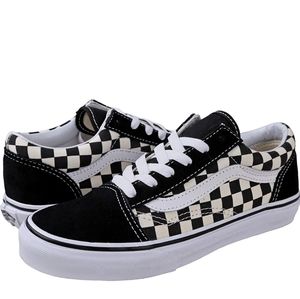 White and black vans